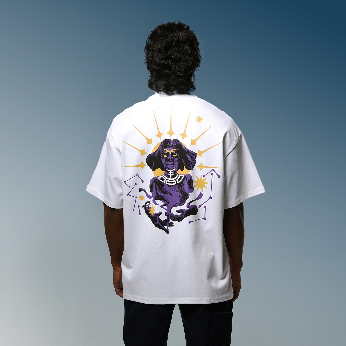 Soothsayer White Oversized T-Shirt