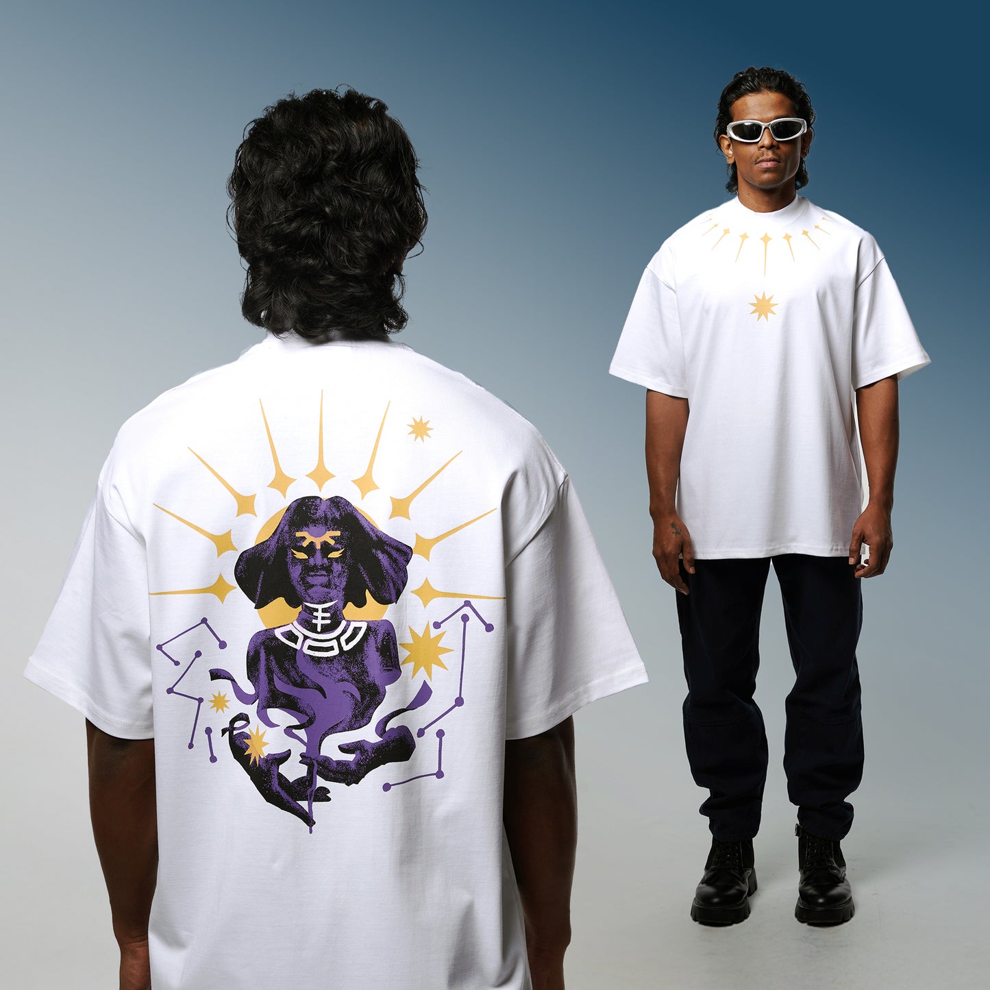 Soothsayer White Oversized T-Shirt