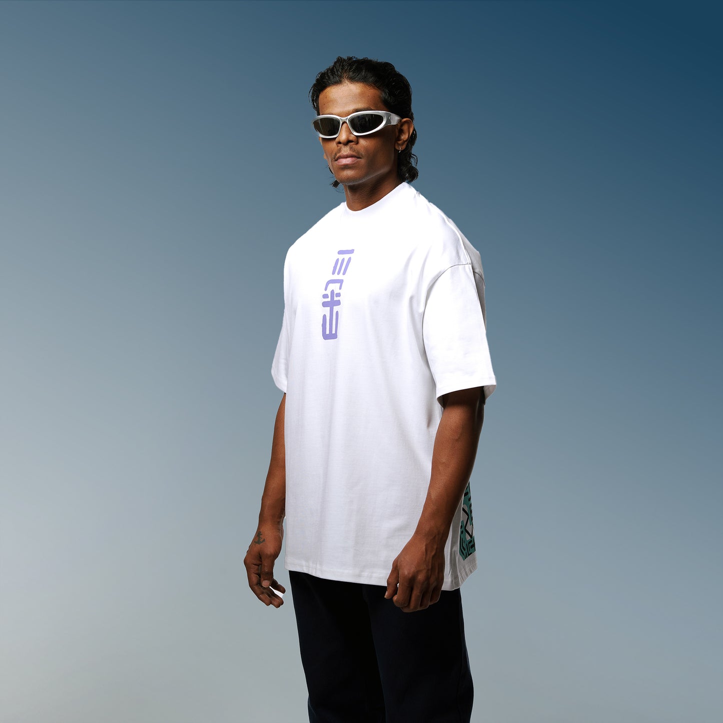 Wisdom White Oversized T-Shirt