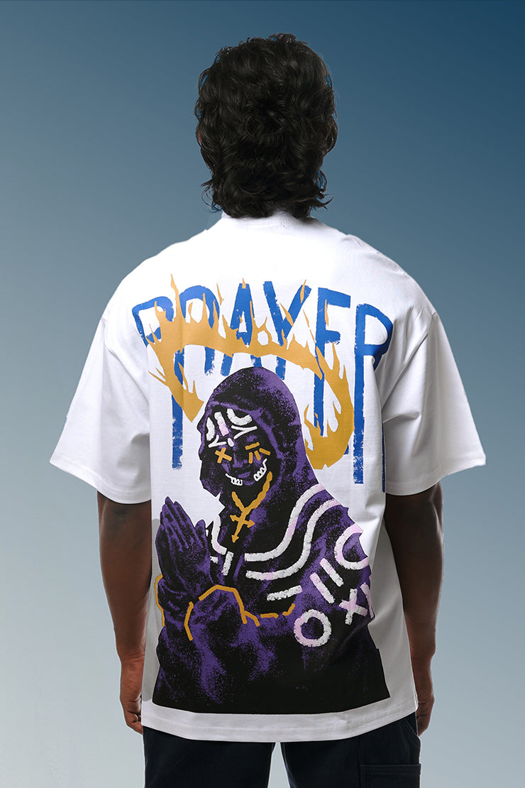 Alastor White Oversized T-Shirt