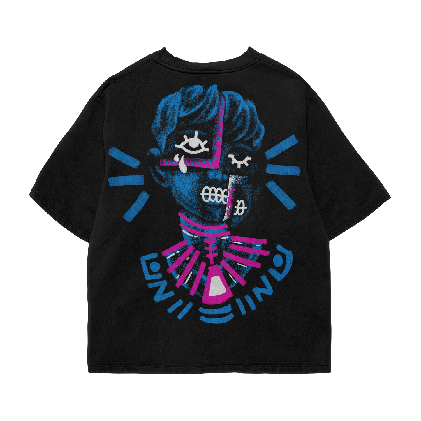 Enigma Black Oversized T-Shirt