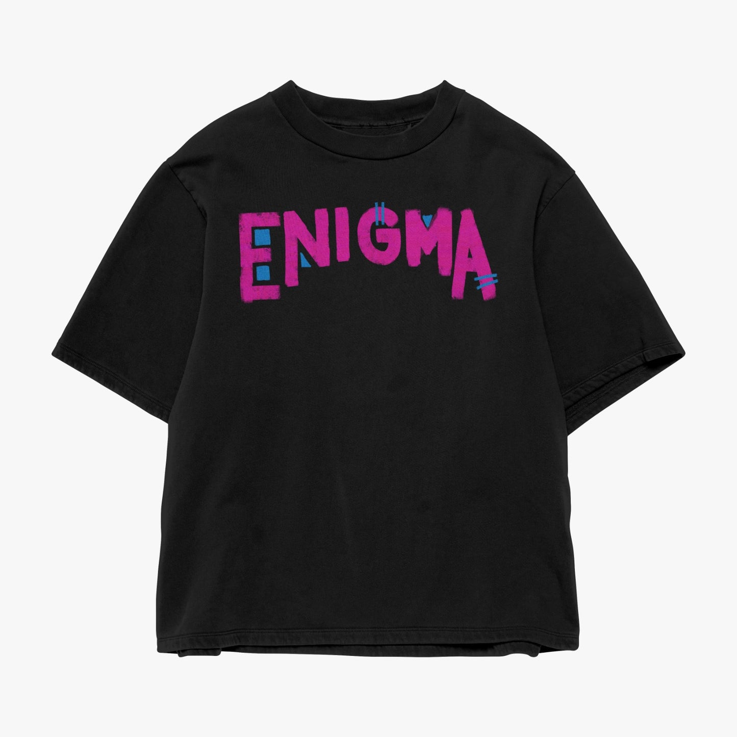 Enigma Black Oversized T-Shirt