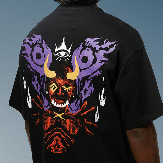 Lucifer Black Oversized T-Shirt